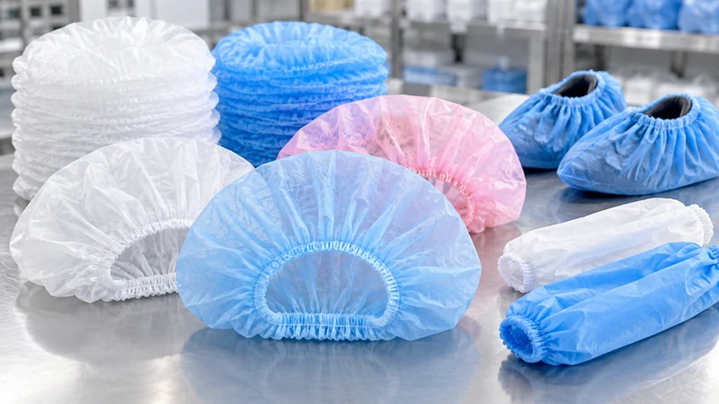01 protective wear range bouffant shower cap