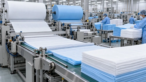 02 bed sheet bed cover production line output