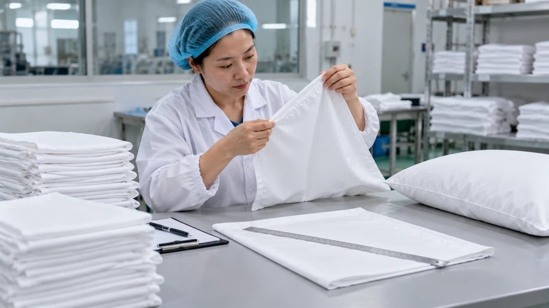 03 fit and seam quality inspection pillowcases