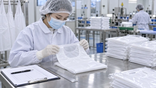 03 quality inspection disposable aprons