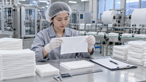 03 quality inspection disposable face towels