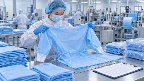 03 quality inspection disposable surgical gowns