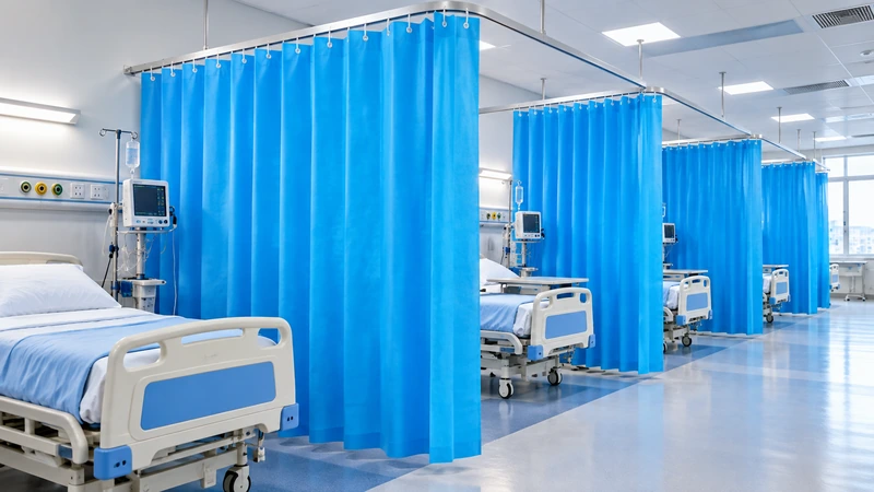 04 healthcare facility nonwoven disposable privacy curtain