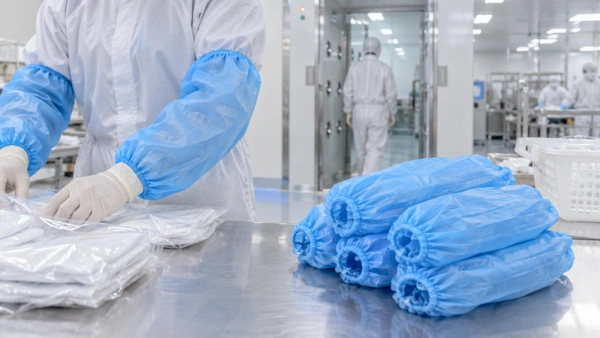 05 cleanroom controlled work area sleeve covers