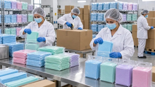 06 dental bib packing and fulfillment