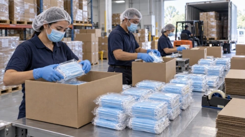 06 face mask packing and fulfillment