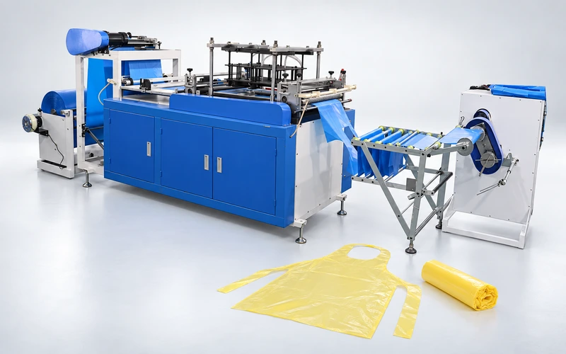 disposable plastic pe apron making machine 800x500
